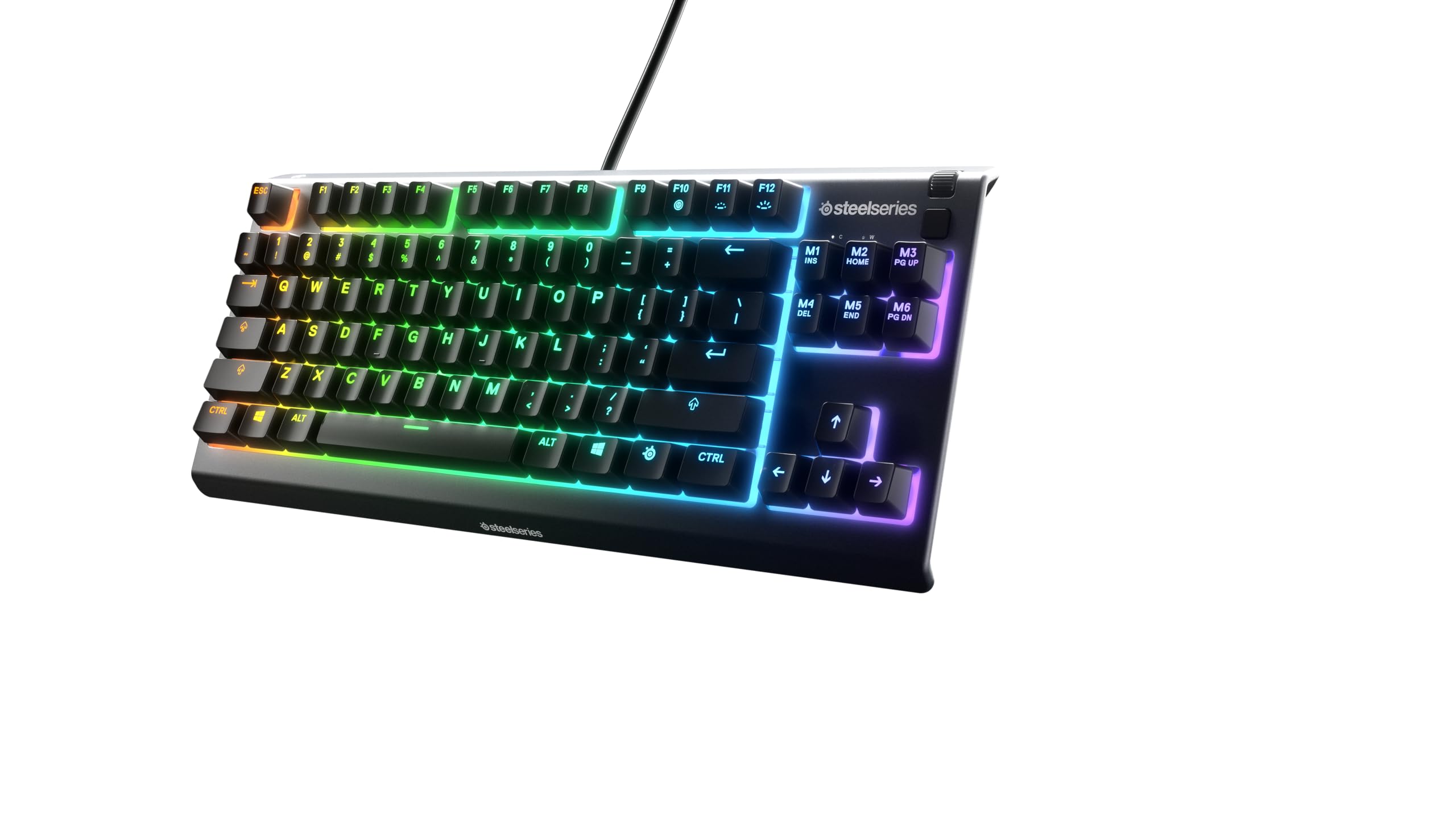 KROM Kalista RGB Rainbow Membrane Gaming Keyboard (teclado)